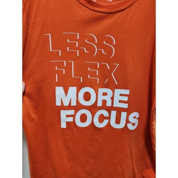 XERSION KIDS LARGE  14-16 ORANGE SHIRT QUICK DRI TEAM QUOTE ATHLETIC BRIGHT TEE - Picture 4 of 9